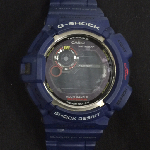 稼働 良品 G-SHOCK GW-9300 マッドマン 電波ソーラー ブラック
