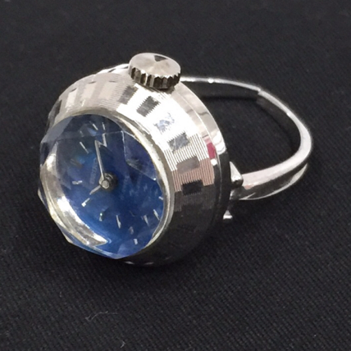 shunly様 極美品 セイコー 11-0290 手巻き ブルー リングウォッチ Yahoo!オークション -「seiko 11-0290」の落札相場・落札価格