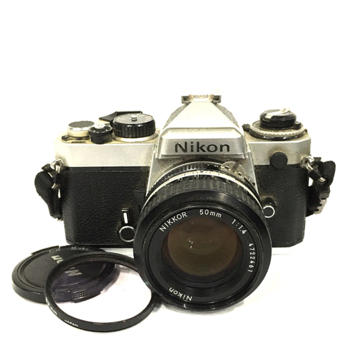 Nikon FE フイルムカメラ / NIKKOR 50mm レンズ NIKON FE ブラック【レンズをai nikkor 50mm f1.4に変更