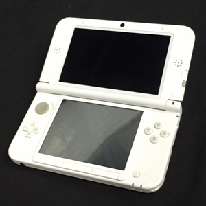 1円 Nintendo SPR-001 ニンテンドー3DS LL 本体 ホワイト 動作確認済 マリオカート7 付属