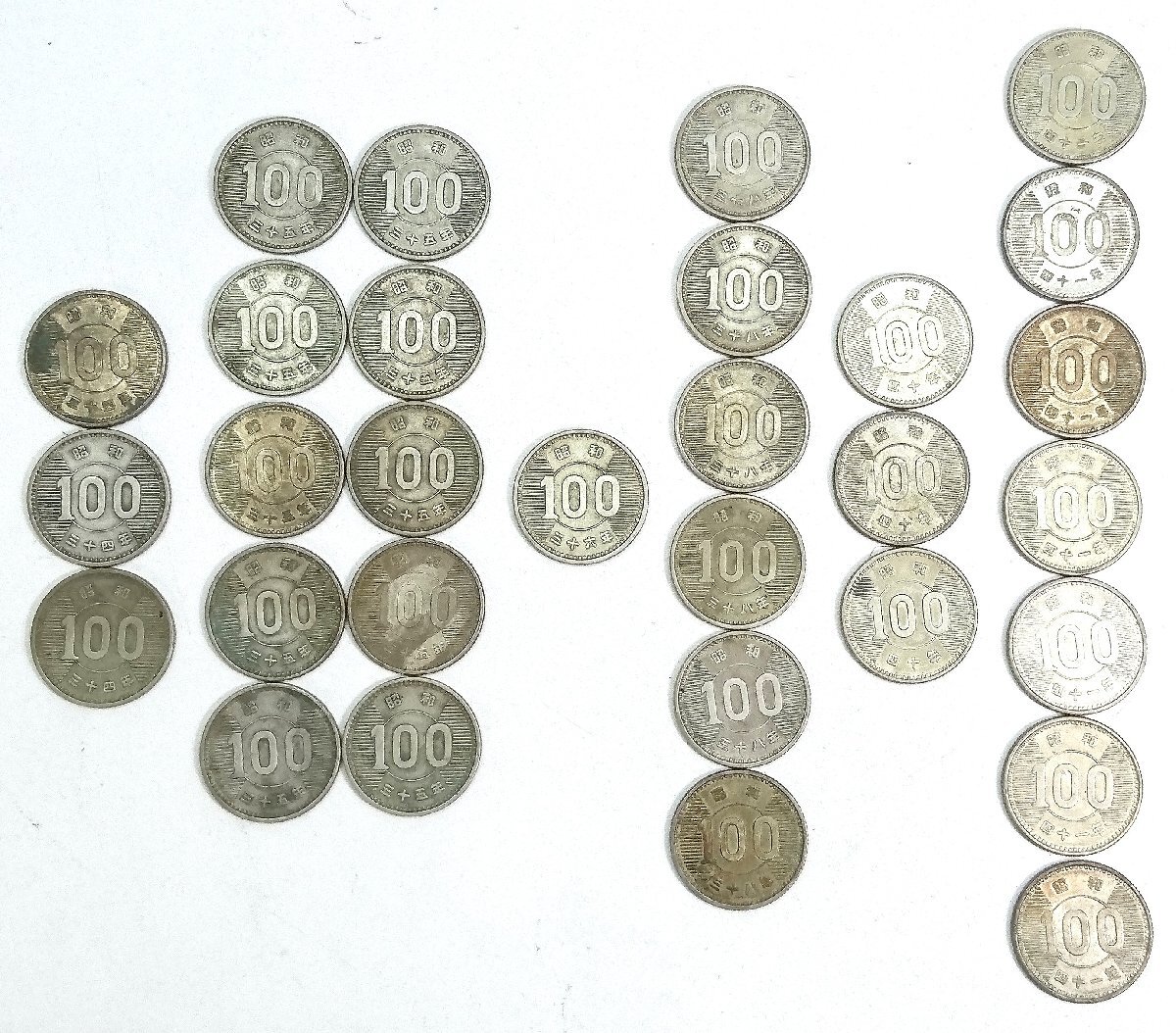 24A422○日本 銀貨セット 鳳凰 稲穂 東京オリンピック 100円