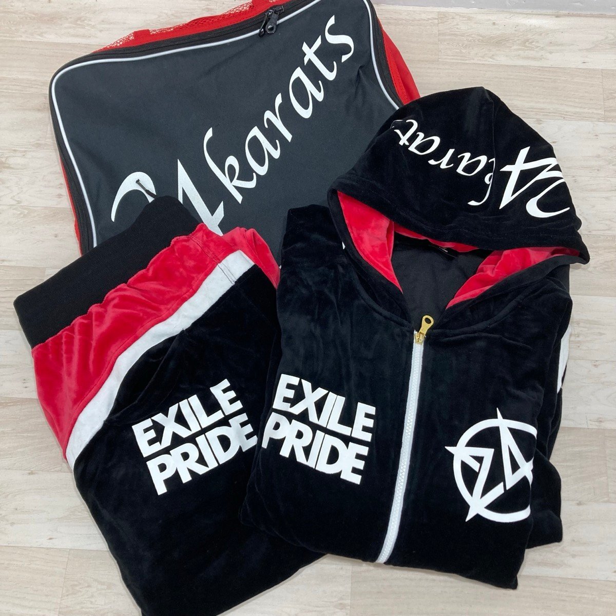 Amazon.co.jp: 110/24karats 方南ぐみ×劇団EXILE 練習ジャージ L
