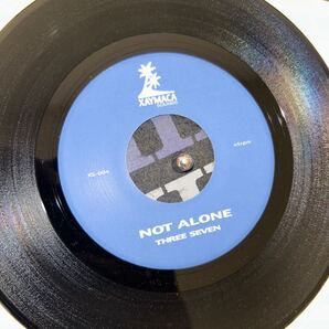 THREE SEVEN / NOT ALONE / T-SHUFFLE /SKA レコード 7インチ