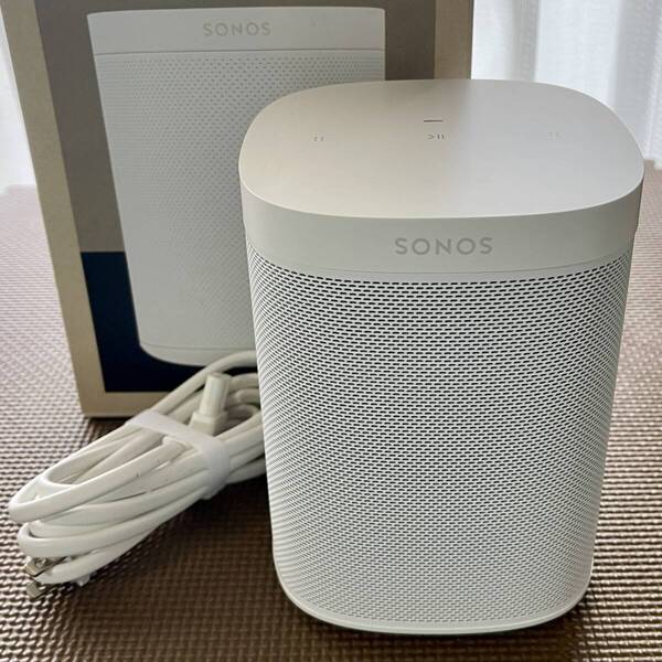 ◆送料無料・超美品◆SONOS ONE SL ホワイト②◆Apple AirPlay2対応◆WiFI対応スピーカー◆