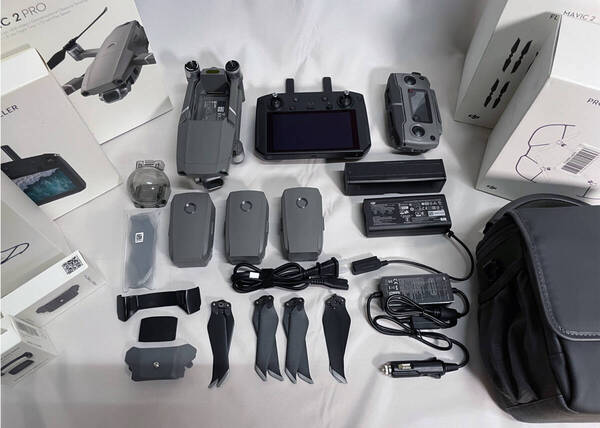 DJI Mavic 2 Pro + Mavic 2 Fly More Kit + DJI SMART CONTROLLER + PGYTECH「プロペラガード、プロペラホルダー、MAVIC 2 CONNECTOR」