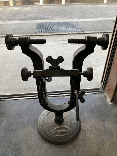 リム調整 振れ取り台 特殊工具 アンティーク 昭和レトロ 自転車 振取 歪み矯正特殊工具