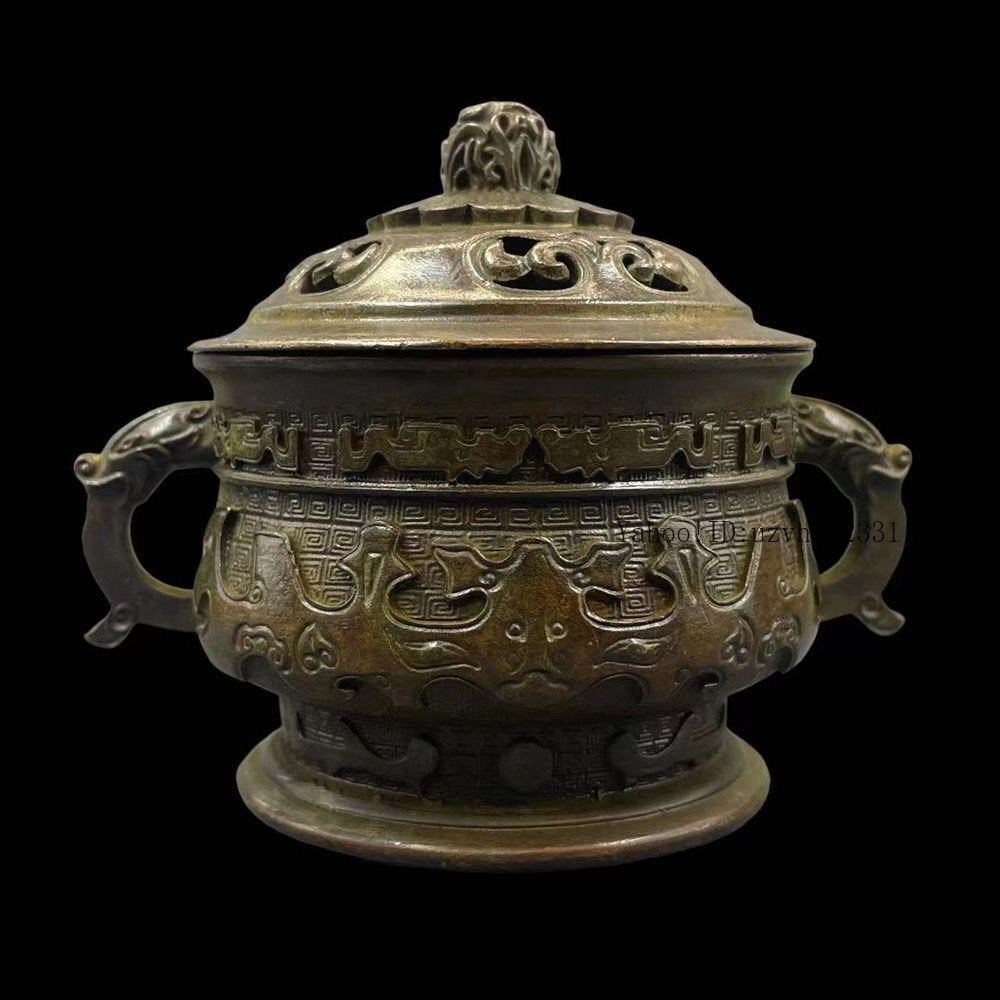 香炉 四神獣香炉 仏具 奉納香炉 銅製品 工芸品 置物
