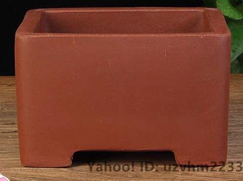盆栽鉢 / BONSAI POT】引き出し黒 四角(SQUARE) - Handmade
