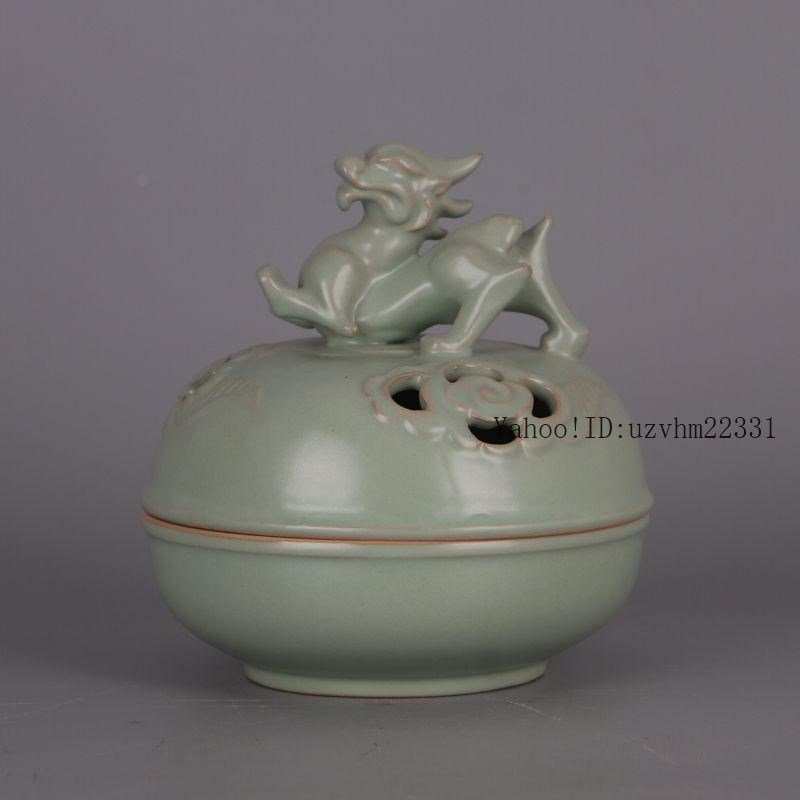 Yahoo!オークション - 中国美術 汝窯 官窯 青磁 香炉 香道具 置物