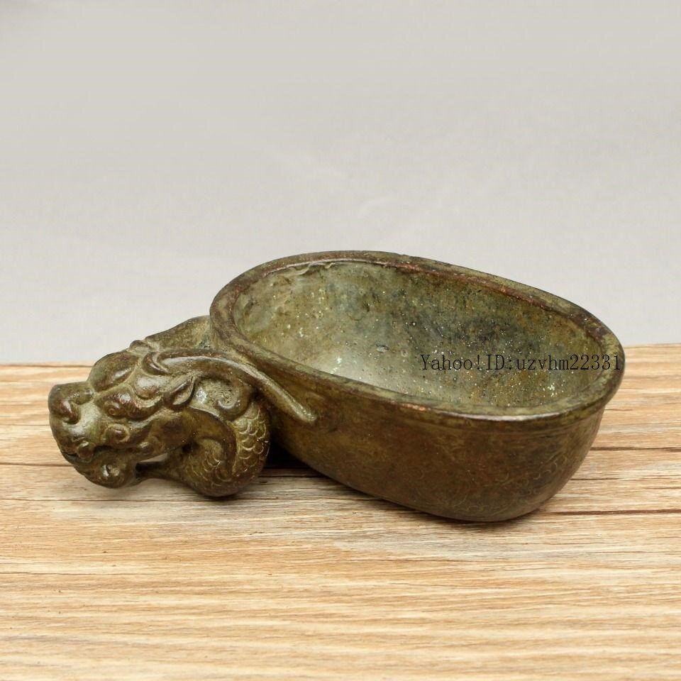 竜壺 銅器 徳利 装飾品 工芸品 置物 銅器 竜頭杯 装飾品 工芸品 美術品 置物
