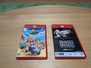 中古 nintendo switch 2 専用 ソフト マリオカートワールド ブレイブリーデフォルト