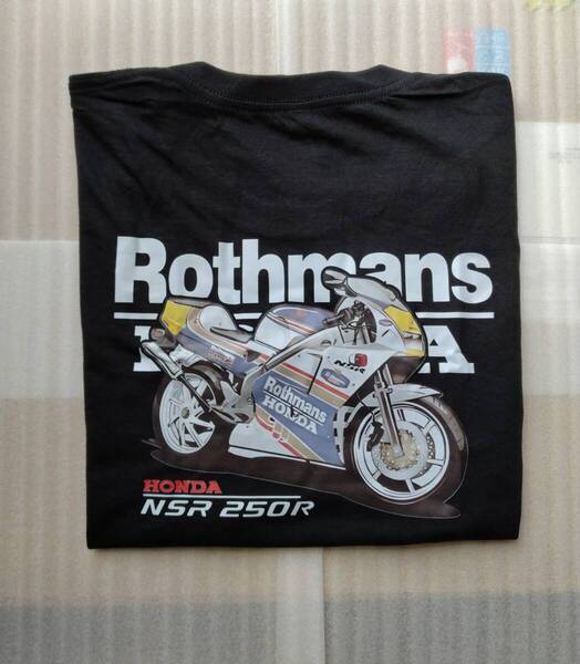 ☆NSR250R Tシャツ Lサイズ ロスマンズ MC16 MC18 MC21 MC28 Jha ハルクプロ ドッグファイト PGM