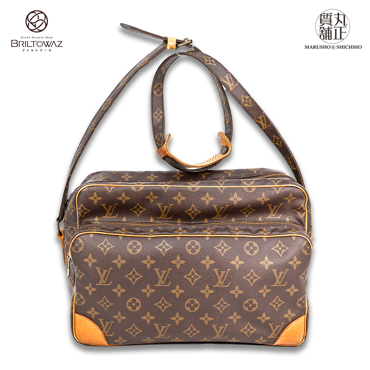 ルイヴィトン ナイル モノグラム M45242 ショルダーバッグ 斜め掛け ゴー