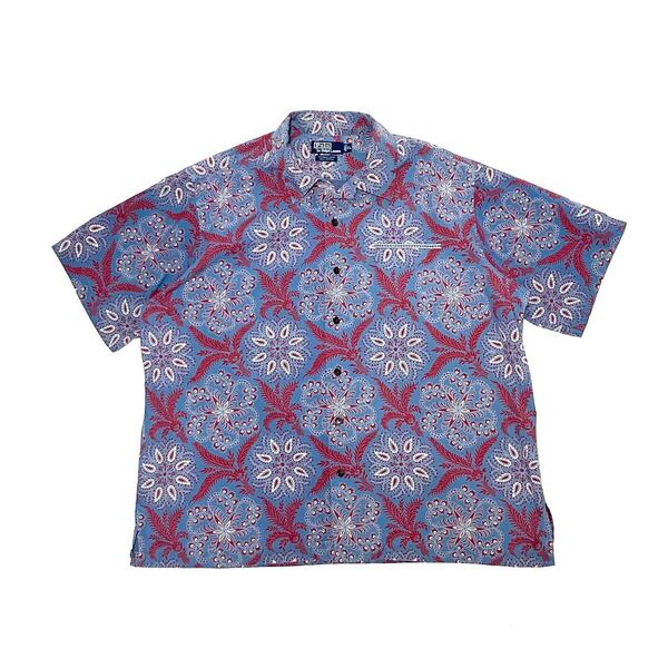 XL ポロ ラルフローレン ペイズリー柄 バンダナ柄 半袖 開襟 シャツ 総柄 Vintage Camp ヴィンテージ Polo Ralph Lauren 90s 90年代 アロハ