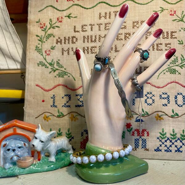 【vintage】アクセサリースタンド リング レディース ハンド antique 店舗什器 店舗ディスプレイ us 古着 古道具アンティーク ヴィンテージ