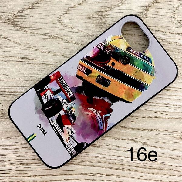 アイルトン・セナ アート iPhone 16e ケース F1 マクラーレン ホンダ McLaren Honda スマホ