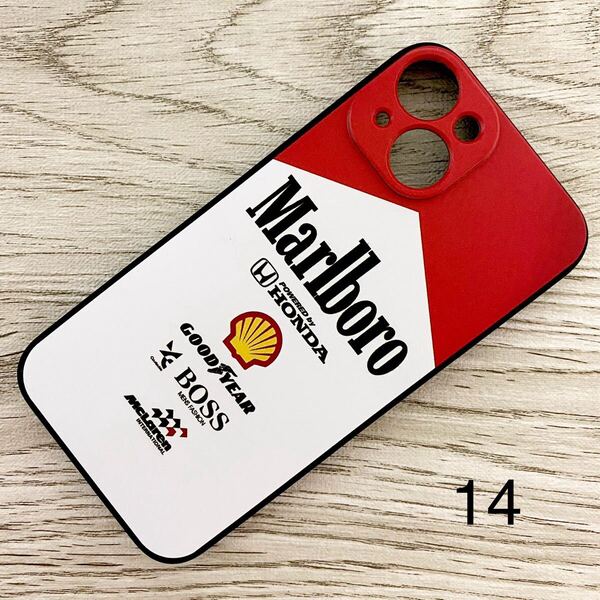 マールボロ マクラーレン ホンダ iPhone 14 ケース F1 McLaren Honda マルボロ アイルトン・セナ スマホ