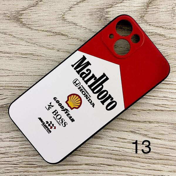 マールボロ マクラーレン ホンダ iPhone 13 ケース F1 McLaren Honda マルボロ アイルトン・セナ スマホ