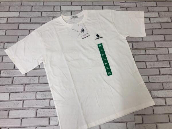 (22)U.S.POLO ASSN. ユーエスポロアッスン メンズ Tシャツ ホワイト XL