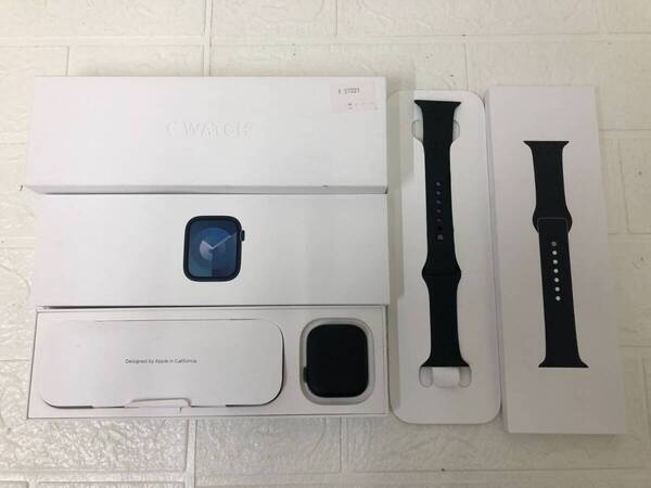 C)展示品!Apple Watch Series 9 GPSモデル 45mm MR9A3J/A ミッドナイトスポーツバンド M/L