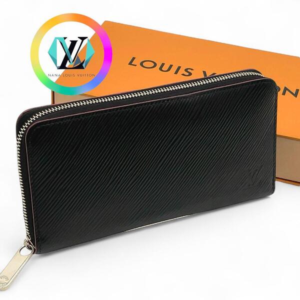 【最高級美品】LOUIS VUITTON ヴィトン ルイヴィトン エピ ジッピーウォレット ノワール ピンク 新型 財布 ウォレット 長財布 レザー 黒