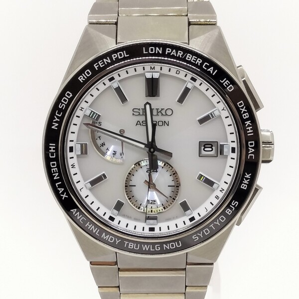 【美品】SEIKO セイコー ASTRON アストロン ネクスター ソーラー電波 SBXY049メンズ腕時計