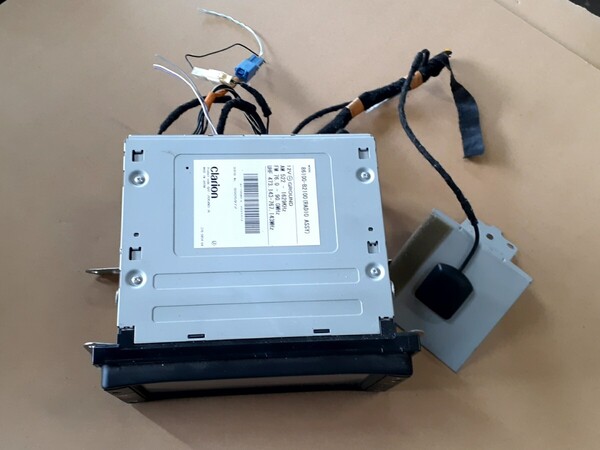 LA100S ムーヴ 純正 カーナビ QY-7058D-A ワイド CD DVD SD ワンセグ Clarion クラリオン ダイハツ 86100-B2100