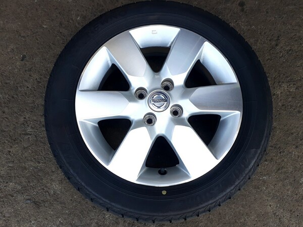 E11 ノート 15インチ アルミホイール 1本のみ 175/60R15 タイヤ付属 バランスOK 15×5.5J PCD100 4H 4穴 1U700 日産 純正 40300-1U726