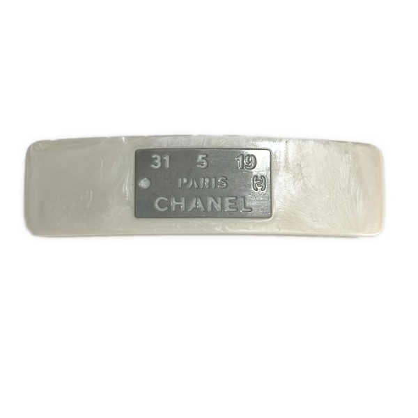 楽天市場】【中古】CHANEL （シャネル）ロゴプレート バレッタ