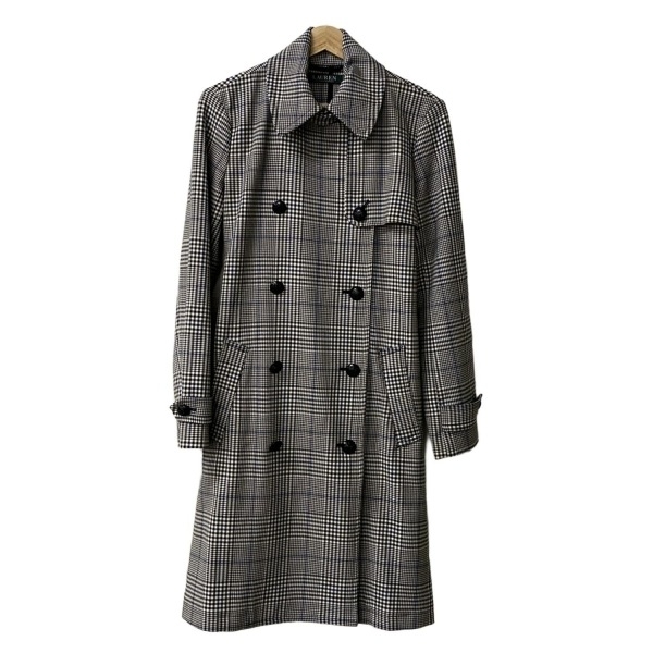 きんちゃん様　千鳥コート　新品未使用 ZARA(ザラ) 千鳥格子ノーカラーコート ピンク サイズ XL｜【公式