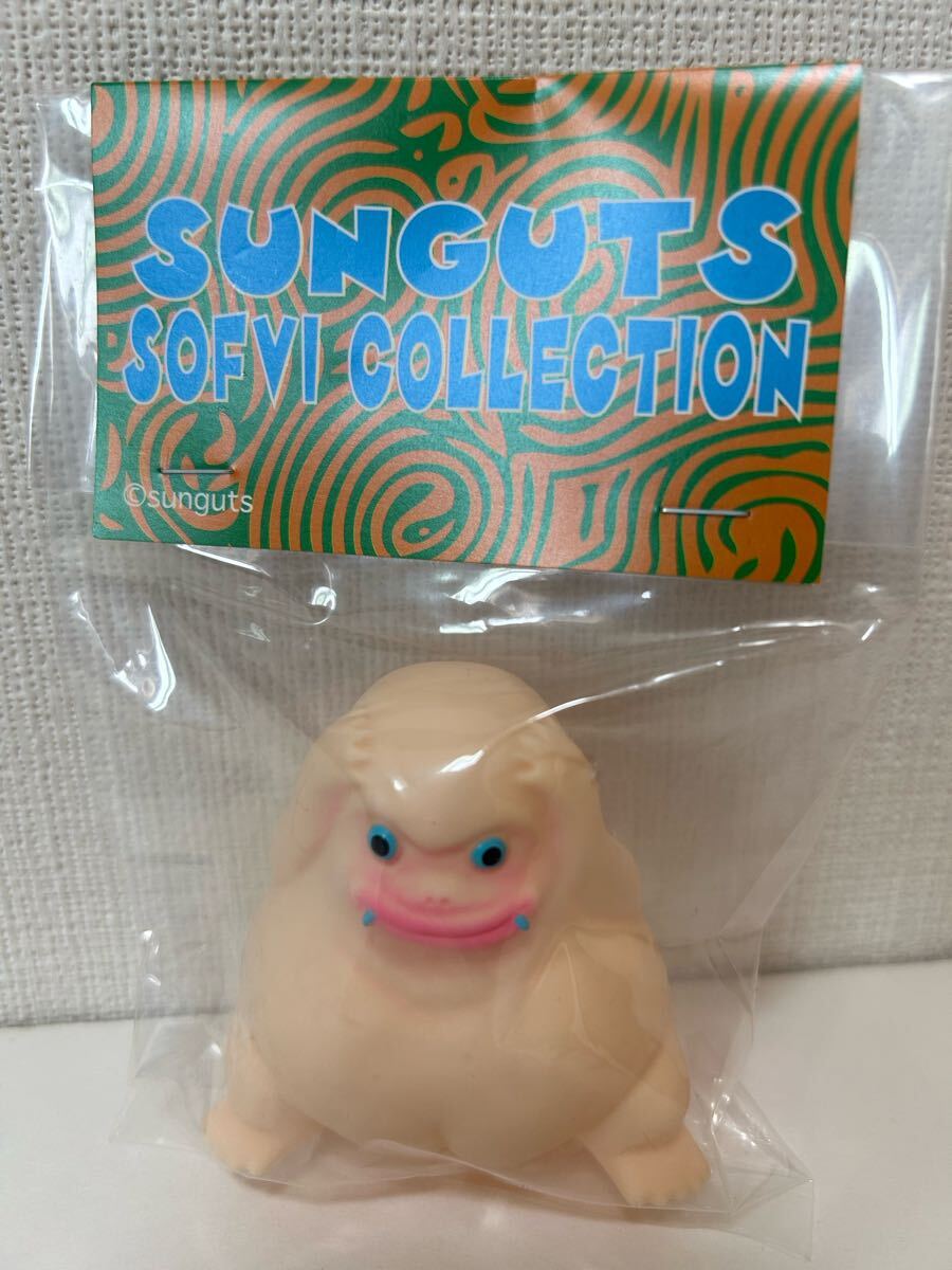 SUNGUTS カッパ女 フィギュア ソフビ シルバー 日本製 未開封