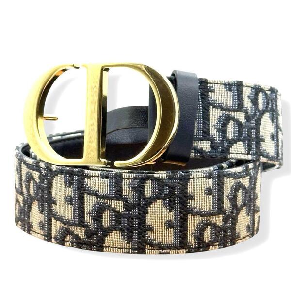 クリスチャンディオール ベルト オブリーク サイズ70 リバーシブル Christian Dior モンテーニュ 30 トロッター CDロゴ 3624