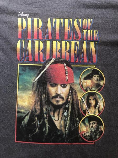 Tシャツ GOOD ROCK SPEED: パイレーツ・オブ・カリビアン Lサイズ ロックT ムービーT 古着 ジョニーデップ
