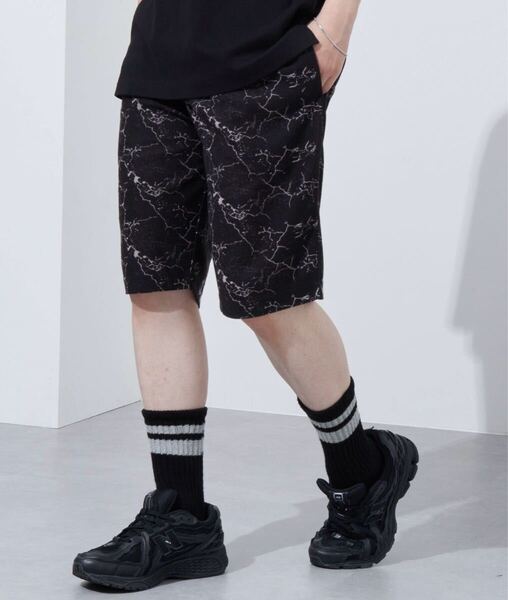 Nylausナイラス【ショートパンツ/ハーフパンツ/スウエット ウエストリブ サイズL ブラック】新品未着用