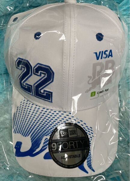 帽子/野球帽/キャップ『VISA レッドブル #22 ホワイト』新品