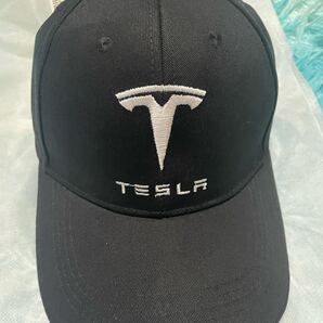帽子/野球帽/キャップ『TESLAテスラ 刺繍 black』新品未着用 検:イーロン・マスク