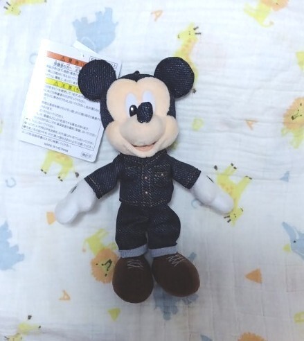 ★ディズニーランド ディズニーシー ディズニー ぬいぐるみバッジ ウエスタン ビッグサンダーマウンテン デニム ミッキー ミニー