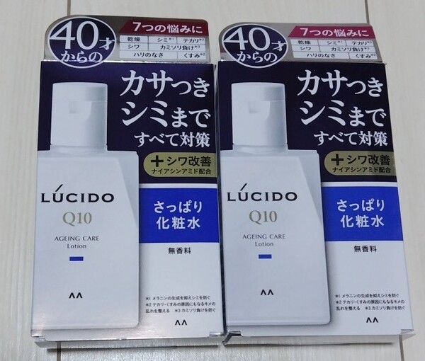 マンダム ルシード LUCIDO 薬用 トータルケア化粧水 化粧水 ローション 男性用化粧品 メンズ エイジングケア 2本