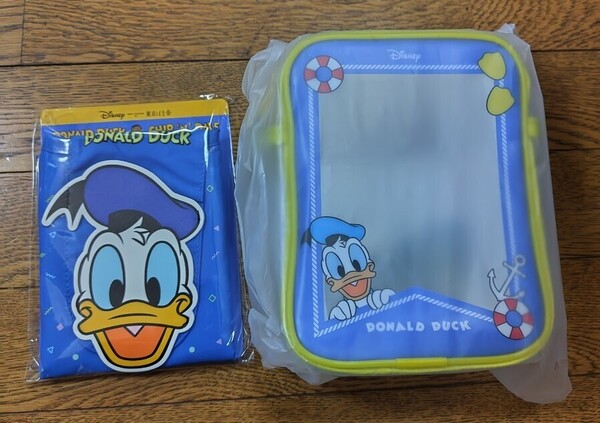 ★新品★ディズニーランド ディズニーシー ディズニー 東京ばな奈 ドナルド クリアバッグ ショルダーバッグ エコバッグ コラボ