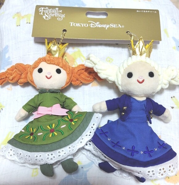 ★ディズニーランド ディズニーシー ディズニー ぬいぐるみチャーム ぬいぐるみ アナ雪 ファンタジースプリングス アナと雪の女王