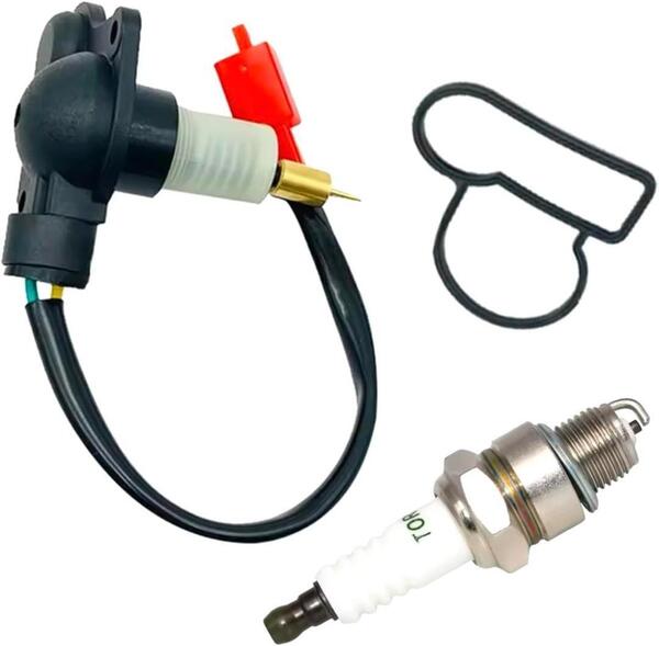 【アウトレット】スズキ アドレス V50 V100 スクーター オートチョーク BPR7HS プラグ セット 原付 CE11A CE13A 交換 補修 管理AA5