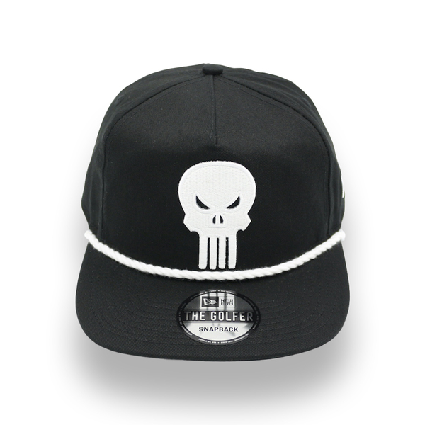 日本未発売 ニューエラ X マーベル パニッシャー ロゴ キャップ / NEW ERA X MARVEL PUNISHER LOGO THE GOLFER SNAPBACK CAP