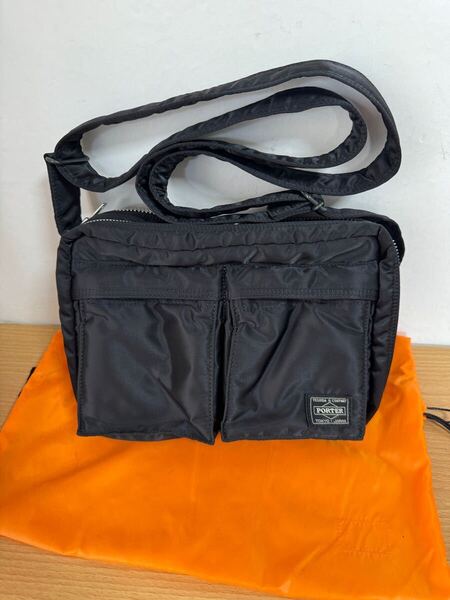 新型●新品同様●ポーター PORTER 吉田カバン TANKER 新タンカー SHOULDER BAG(S) ショルダーバッグ 622-76963 黒