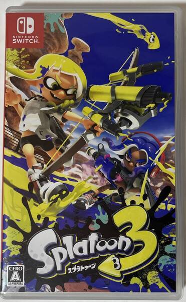 任天堂 Nintendo Switch ニンテンドースイッチ ソフト Splatoon3 スプラトゥーン3 動作確認済み