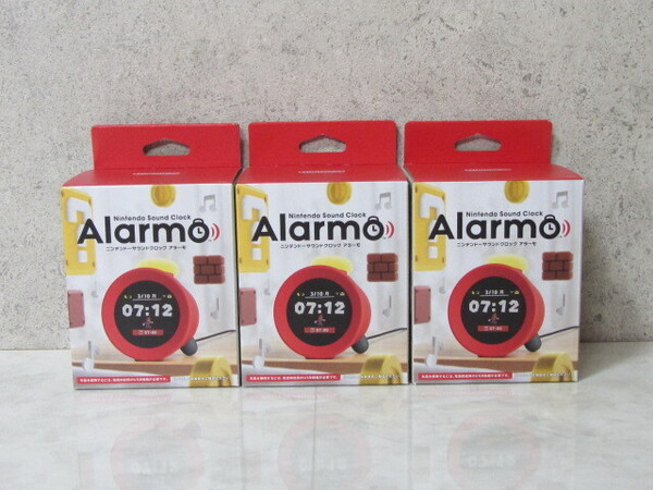 ☆即納 新品 未開封☆ 3個セット ニンテンドー ☆ サウンドクロック ☆ アラーモ ☆ Alarmo ☆ 任天堂 Nintendo マリオ ゼルダ ピクミン