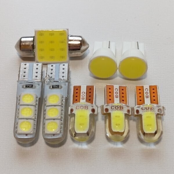 NHP10 アクア 超爆光!T10 LED ルームランプ ポジション ナンバー灯 8個セット ホワイト トヨタ /6/c2/c1/t31