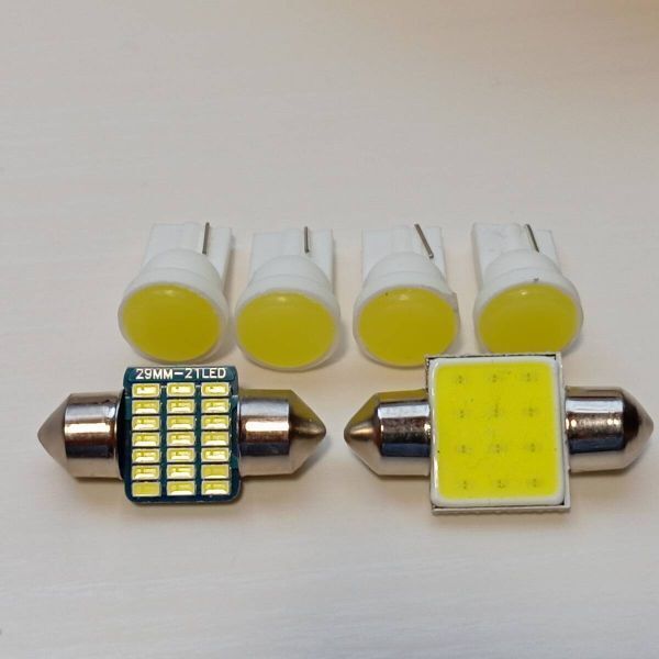 ZWA10 CT200h 超爆光!T10 LED ルームランプ 6点セット ホワイト レクサス /t31/t28/c1