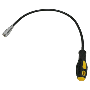 LED 照明付き マグネット ピックアップツール 46cm フレキシブル 磁石 強力磁石 ペン ネジ ナット 拾い ネジ拾い 落ちた 工具