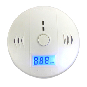 アラーム機能付き 簡単操作 一酸化炭素 警報器 CO濃度デジタル表示