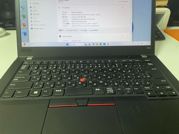 t480s ThinkPad i5-8350U SSD256GB 動作確認済み 電池新品 LENOVO